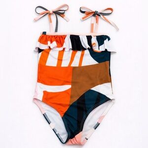 Girls Colorful Swimsuit